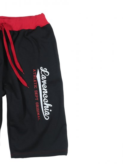 Lavecchia 2017 Sweatshorts Black/Red - Sportske hlače & kratke - Muške Trenirke Veliki Brojevi