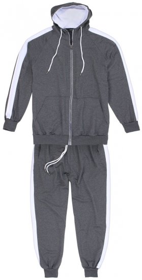 Lavecchia 611 Tracksuit Charcoal - Trenirke kompleti - Muške trenirke kompleti veliki brojevi