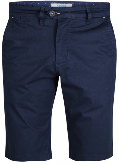 D555 Lopez Stretch Shorts Navy - Kratke hlače - Muške Kratke Hlače Veliki Brojevi 