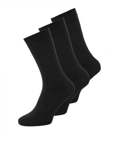 Jack & Jones Basic Bambusove čarape Crna 3-pack - Donje rublje & kupaće hlače - muške donje rublje veliki brojevi