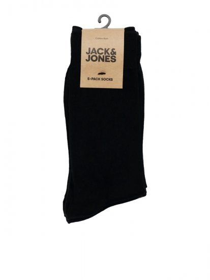 Jack & Jones Basic Bambusove čarape Crna 3-pack - Donje rublje & kupaće hlače - muške donje rublje veliki brojevi