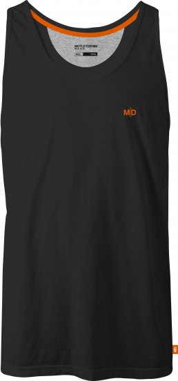 Motley Denim Madrid Tank top Black - Majice Kratkih Rukava - Muške Majice Kratkih Rukava Veliki Brojevi 