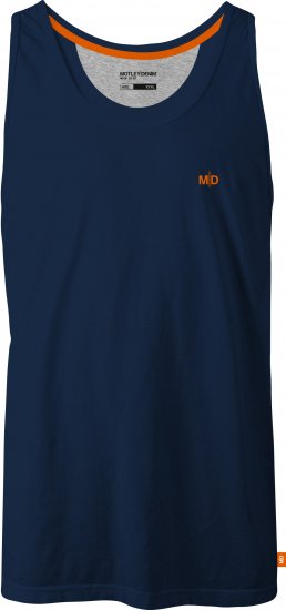 Motley Denim Madrid Tank top Navy - Majice Kratkih Rukava - Muške Majice Kratkih Rukava Veliki Brojevi 