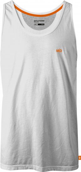 Motley Denim Madrid Tank top White - Majice Kratkih Rukava - Muške Majice Kratkih Rukava Veliki Brojevi 