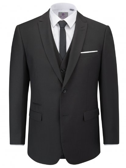 Skopes Madrid Suit jacket Black - Odijela - Muška Odijela Veliki Brojevi