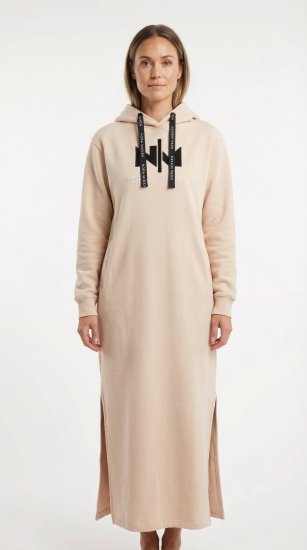 Nora Mikken MARI Maxi Hoodie Dress Light Pink - Puloveri & dukserice - 