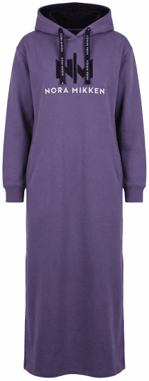 Nora Mikken MARI Maxi Hoodie Dress Purple - Puloveri & dukserice - 