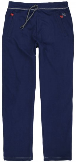 Adamo Markus Sweatpants with draw-cord Navy - Sportske hlače & kratke - Muške Trenirke Veliki Brojevi