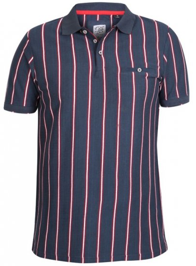 D555 Martel Polo Navy - Polo majice - Muške Polo Majice Veliki Brojevi