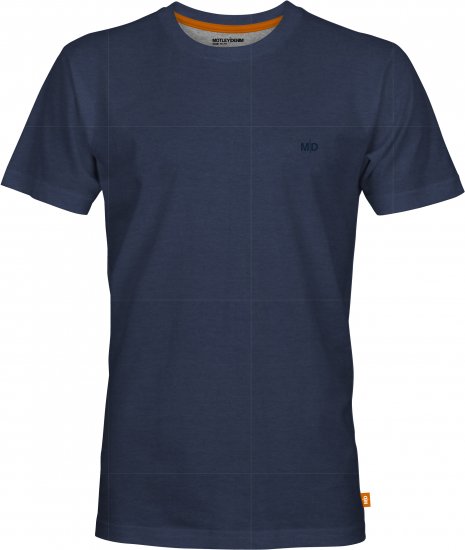 Motley Denim Malaga T-Shirt Dark Indigo - Majice Kratkih Rukava - Muške Majice Kratkih Rukava Veliki Brojevi 