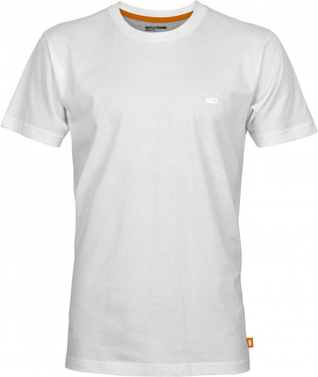 Motley Denim Malaga T-Shirt White - Majice Kratkih Rukava - Muške Majice Kratkih Rukava Veliki Brojevi 