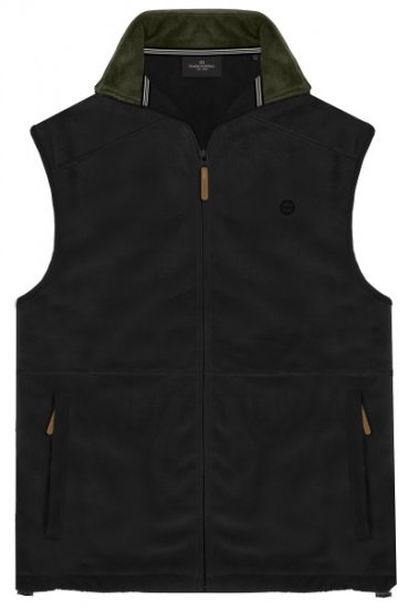 Double Outfitters MFT-7089 Sleeveless Fleece Vest Black - Jakne - Muške Jakne Veliki Brojevi