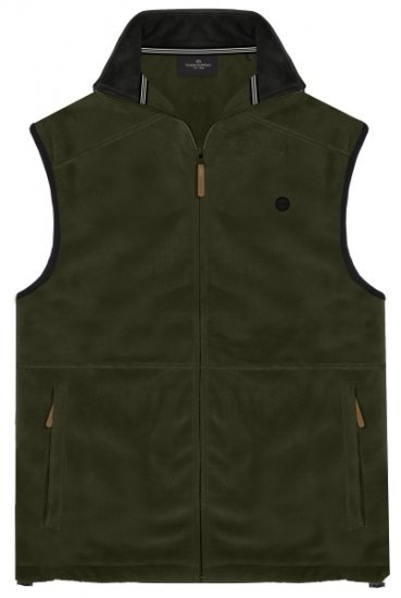 Double Outfitters MFT-7089 Sleeveless Fleece Vest Khaki - Jakne - Muške Jakne Veliki Brojevi