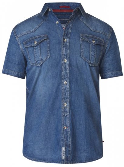 D555 Mike Denim Shirt - Košulje - Muške Košulje Veliki Brojevi