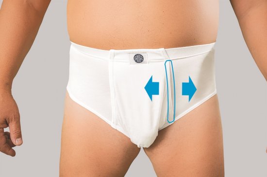 20 Nodi Combed Cotton Jersey Briefs with High Side Cut and Side Opening White - Donje rublje & Kupaće hlače - muške donje rublje veliki brojevi