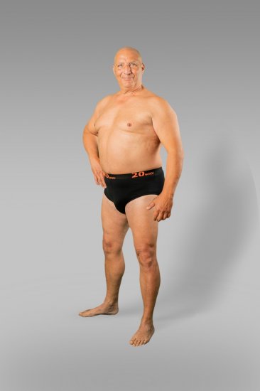 20 Nodi Stretch Cotton Briefs with Medium Side Cut Assorted 3-pack Black/Blue - Donje rublje & Kupaće hlače - muške donje rublje veliki brojevi