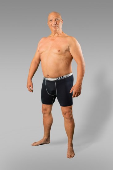 20 Nodi Stretch Cotton Boxer with Medium Leg 3-pack Black/Blue - Donje rublje & Kupaće hlače - muške donje rublje veliki brojevi