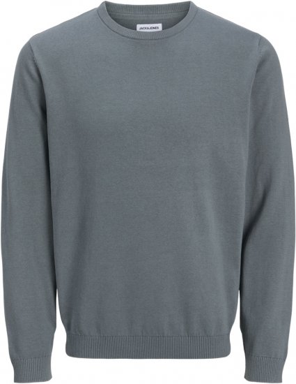 Jack & Jones BASIC Knitted Sweater Grey - Puloveri & dukserice - Muške Puloveri & dukserice veliki brojevi