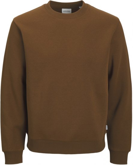 Jack & Jones Bradley Sweatshirt Brown - Puloveri & dukserice - Muške Puloveri & dukserice veliki brojevi