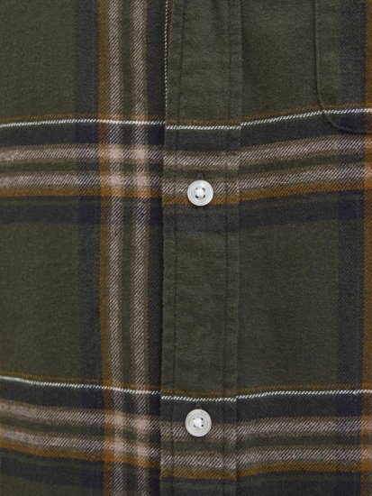 Jack & Jones Classic Flannel Long Sleeve Shirt Green - Košulje - Muške Košulje Veliki Brojevi