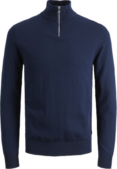 Jack & Jones Emil Knitted Pullover Blue - Puloveri & dukserice - Muške Puloveri & dukserice veliki brojevi