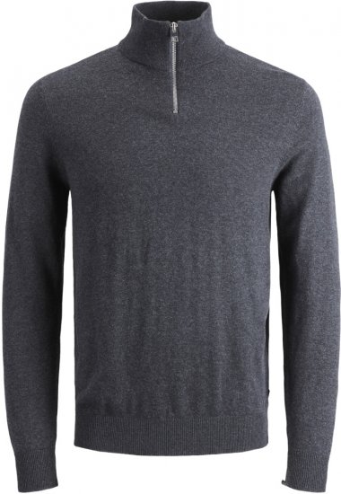 Jack & Jones Emil Knitted Pullover Grey - Puloveri & dukserice - Muške Puloveri & dukserice veliki brojevi