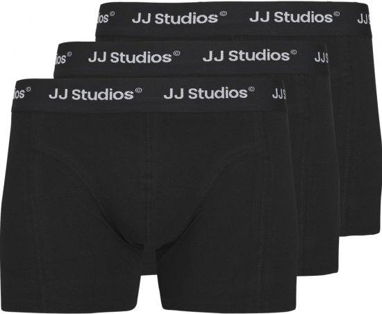 Jack & Jones Soho Solid Trunks 3-Pack Black - Donje rublje & kupaće hlače - muške donje rublje veliki brojevi
