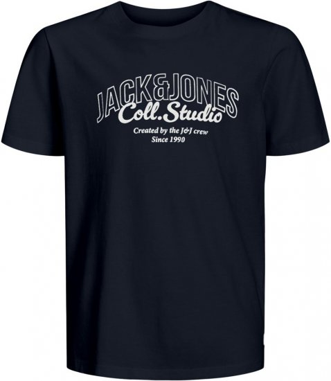 Jack & Jones Makoto T-shirt Blue - Majice Kratkih Rukava - Muške Majice Kratkih Rukava Veliki Brojevi 