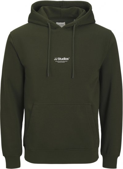 Jack & Jones Soho Hoodie Green - Puloveri & dukserice - Muške Puloveri & dukserice veliki brojevi