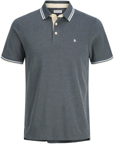 Jack & Jones Paulos Polo Short Sleeve Stormy Weather - Polo majice - Muške Polo Majice Veliki Brojevi