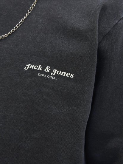 Jack & Jones Dover Sweatshirt Black - Puloveri & dukserice - Muške Puloveri & dukserice veliki brojevi