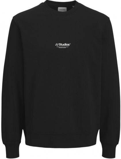 Jack & Jones Soho Sweatshirt Black - Puloveri & dukserice - Muške Puloveri & dukserice veliki brojevi