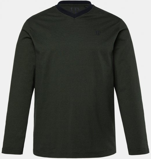 JP1880 Pyjamas Two-piece Striped Dark Green - Donje rublje & kupaće hlače - muške donje rublje veliki brojevi