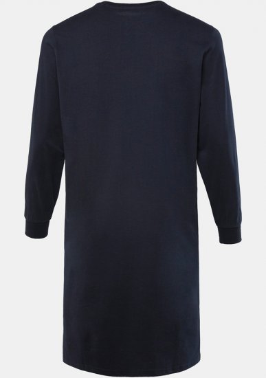 JP1880 Henley Long Sleeved Night Dress Navy - Donje rublje & Kupaće hlače - muške donje rublje veliki brojevi