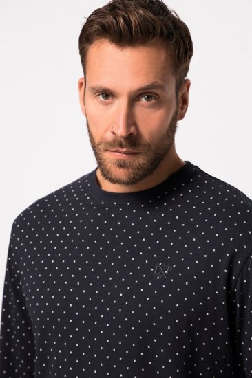 JP1880 Pyjamas Two-piece Long Sleeve and Long Trousers Navy - Donje rublje & kupaće hlače - muške donje rublje veliki brojevi