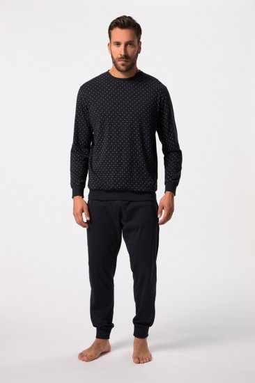 JP1880 Pyjamas Two-piece Long Sleeve and Long Trousers Navy - Donje rublje & kupaće hlače - muške donje rublje veliki brojevi