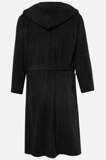 JP1880 Bathrobe Terry Black - Donje rublje & kupaće hlače - muške donje rublje veliki brojevi
