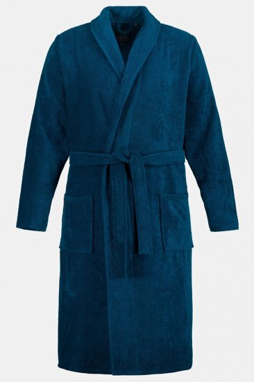 JP1880 Bathrobe Terry Navy - Ogrtači za kupanje/ručnici - Muške Ogrtači za kupanje veliki brojevi