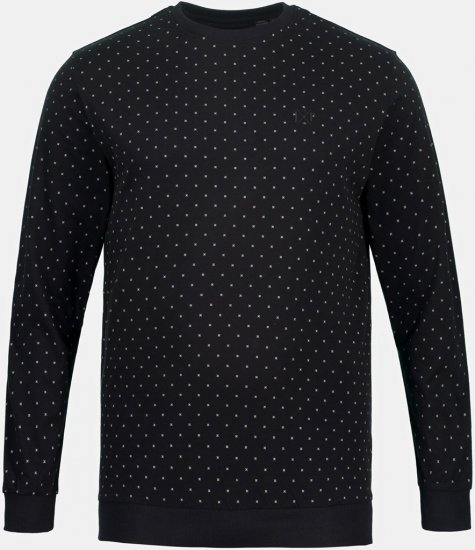 JP1880 Two-piece Pyjamas Long Sleeve and Long Trousers Black - Donje rublje & kupaće hlače - muške donje rublje veliki brojevi