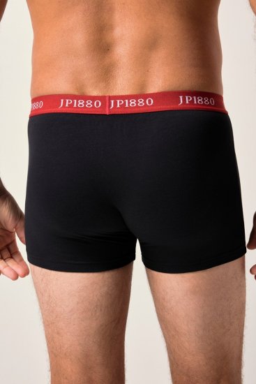 JP1880 FLEXNAMIC OEKO-TEX Boxer Shorts 2-Pack Black - Donje rublje & kupaće hlače - muške donje rublje veliki brojevi