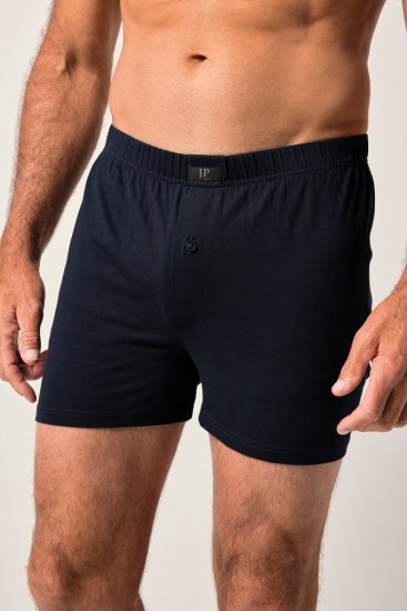 JP1880 OEKO-TEX Boxer Shorts Jersey 2-Pack Navy - Donje rublje & kupaće hlače - muške donje rublje veliki brojevi