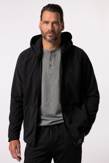 JAY-PI Ultra-light Fleece Jacket Black - Puloveri & dukserice - Muške Puloveri & dukserice veliki brojevi