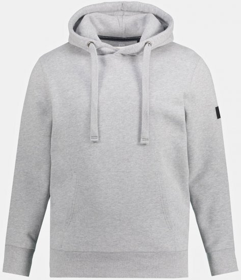 JAY-PI Hoodie with Soft Brushed Interior Grey - Puloveri & dukserice - Muške Puloveri & dukserice veliki brojevi