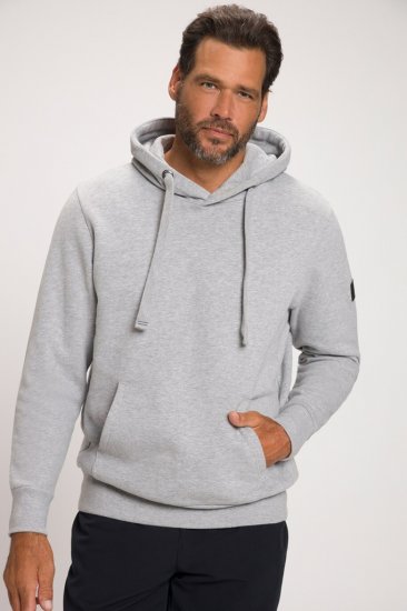 JAY-PI Hoodie with Soft Brushed Interior Grey - Puloveri & dukserice - Muške Puloveri & dukserice veliki brojevi
