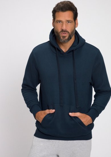 JAY-PI Hoodie with Soft Brushed Interior Navy - Puloveri & dukserice - Muške Puloveri & dukserice veliki brojevi