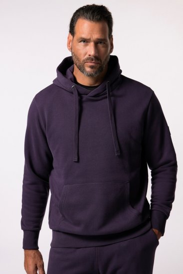 JAY-PI Hoodie with Soft Brushed Interior Purple - Puloveri & dukserice - Muške Puloveri & dukserice veliki brojevi