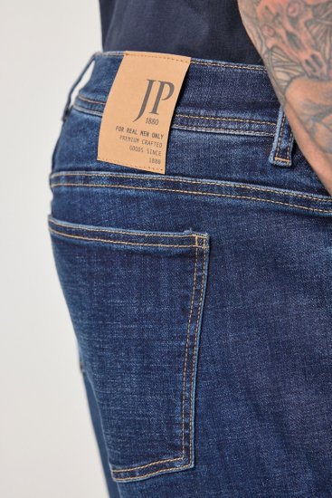 JP1880 FLEXNAMIC Jeans Tapered Loose Fit Dark Denim Blue - Traperice & hlače - Muške Traperice i Hlače Veliki Brojevi
