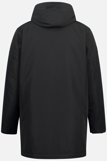 JP1880 Warm Parka with Wind Cuffs Black - Jakne - Muške Jakne Veliki Brojevi
