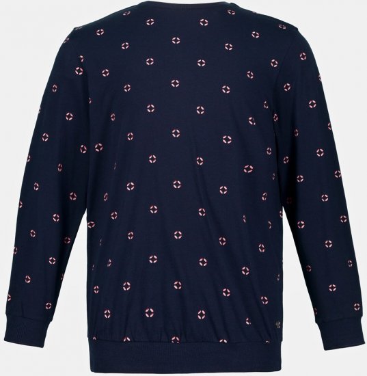 JP1880 Two-piece Pyjamas Long Sleeve and Long Trousers Navy - Donje rublje & kupaće hlače - muške donje rublje veliki brojevi