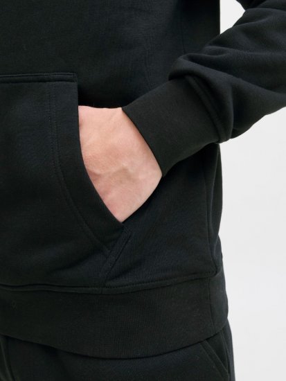 Jack & Jones Soho Hoodie Black - Puloveri & dukserice - Muške Puloveri & dukserice veliki brojevi